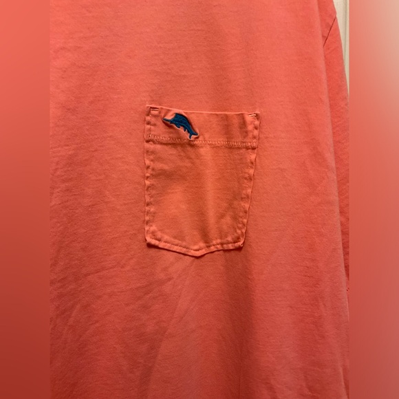 ❌Tommy Bahama XXL pocket tee UPF 30 UV protection coral color 100% cotton - Picture 2 of 7
